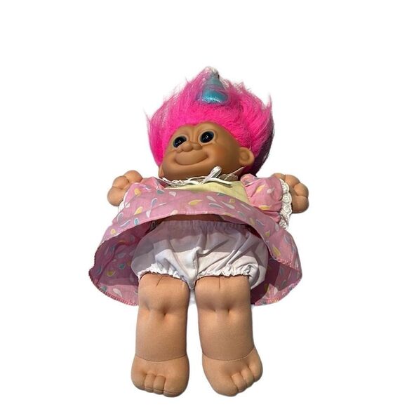 RUSS Troll Doll Kidz Happy Birthday Pink Hair - Picture 8 of 8